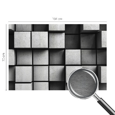 Foto tapet Geometriske terninger