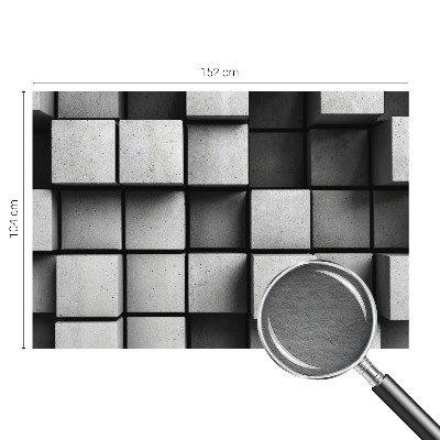Foto tapet Geometriske terninger