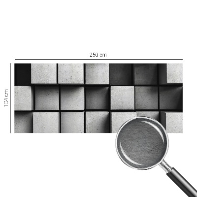 Foto tapet Geometriske terninger