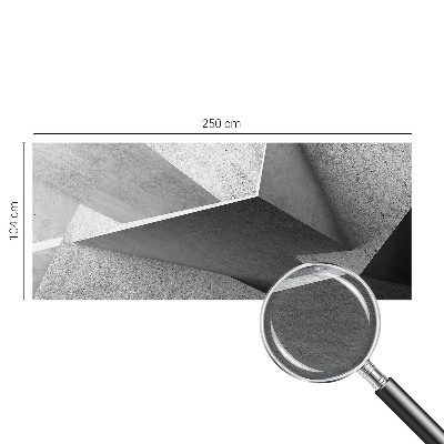 Fototapet stue med geometriske strukturer