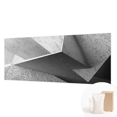 Fototapet stue med geometriske strukturer