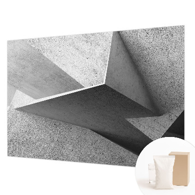 Fototapet stue med geometriske strukturer