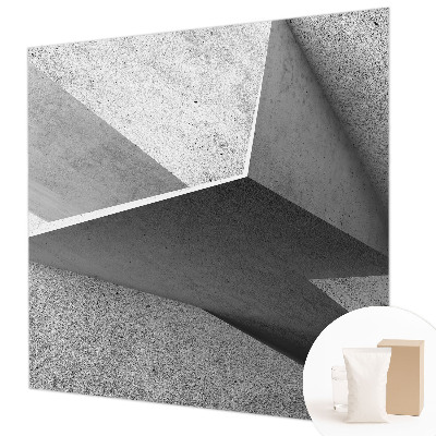 Fototapet stue med geometriske strukturer