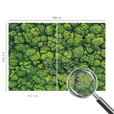 Fototapet efter mål Skovpanorama