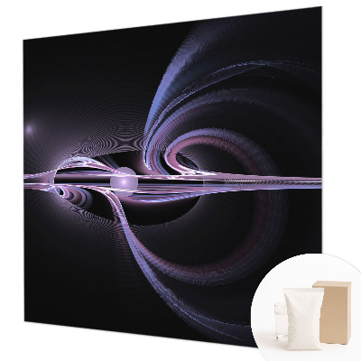 Fotovæg soveværelse Kosmisk abstraktion