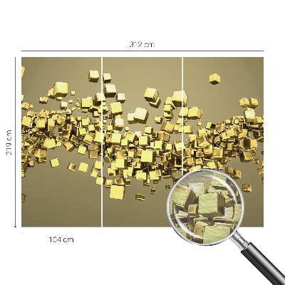 Høj kvalitet fototapet Kreative terninger