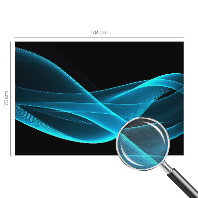 3D fototapet Iøjnefaldende bølger