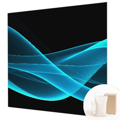 3D fototapet Iøjnefaldende bølger