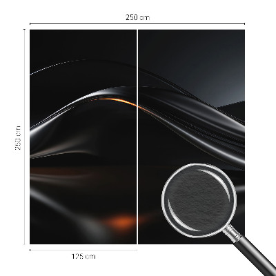 Modern fototapet Metalliske bølger