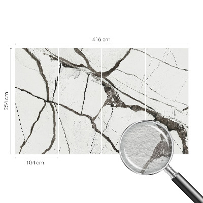 Fototapet Marmor revner