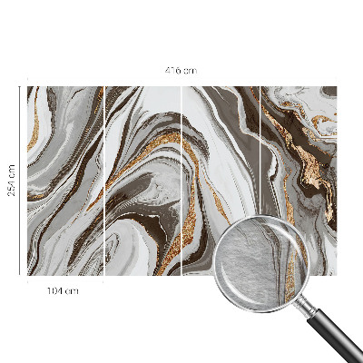 Foto tapet Marmorhvirvler