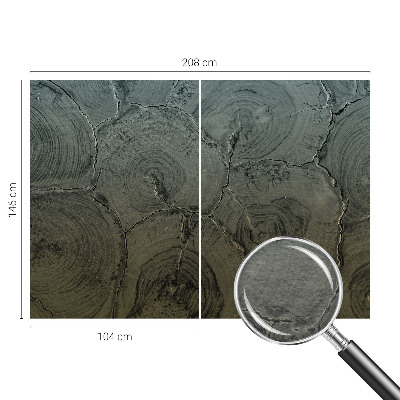 Tapet væg Træringe