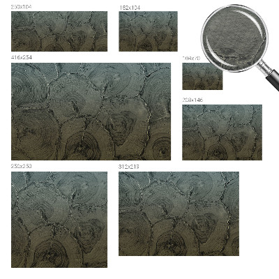 Tapet væg Træringe