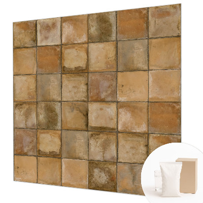 Fototapet stue Rustik mosaik