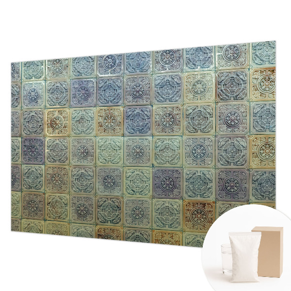 Fototapet soveværelse Geometriske fliser