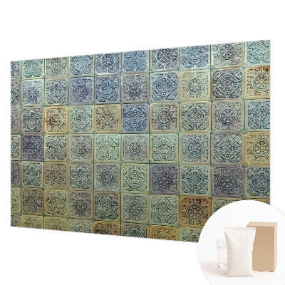 Fototapet soveværelse Geometriske fliser