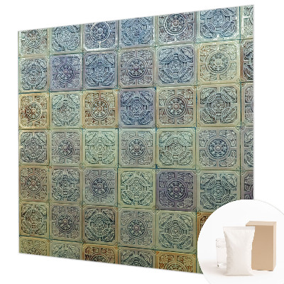 Fototapet soveværelse Geometriske fliser