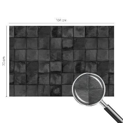 Fototapet børneværelse i grå flise-look