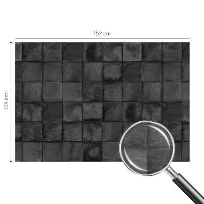 Fototapet børneværelse i grå flise-look