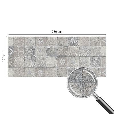 Fotovæg stue Subtile mønstre