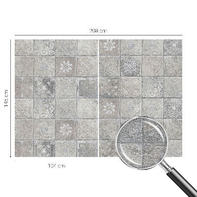 Fotovæg stue Subtile mønstre