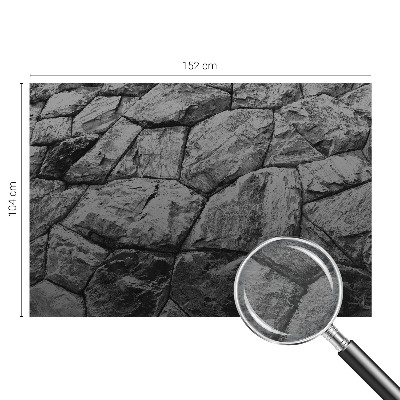 Fotovæg soveværelse Stenteksturer