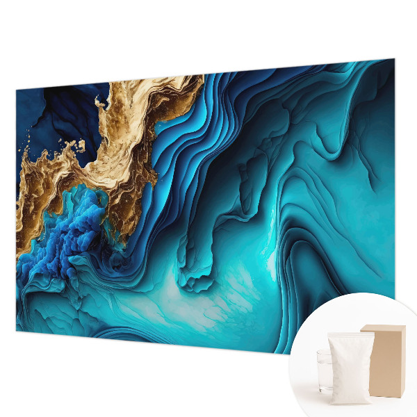 Non-woven fototapet med motiv af energibølger