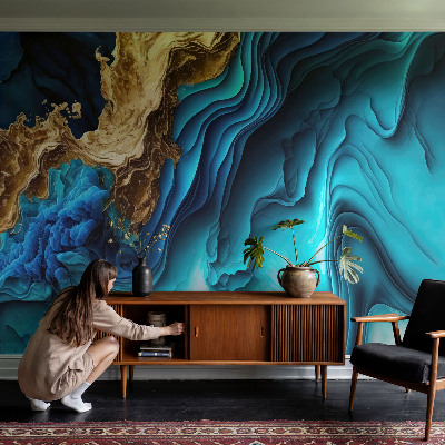 Non-woven fototapet Energibølger