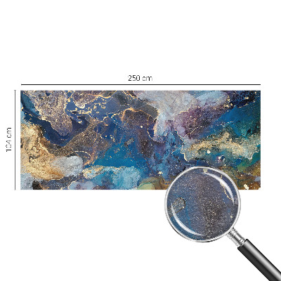 Væg tapet med kosmisk mosaikmotiv