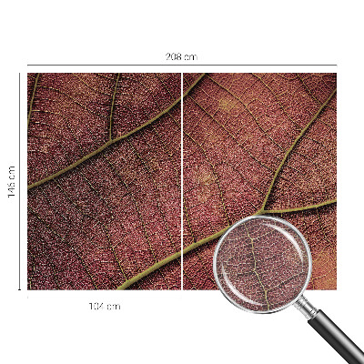 Tapet væg Bladrig tekstur