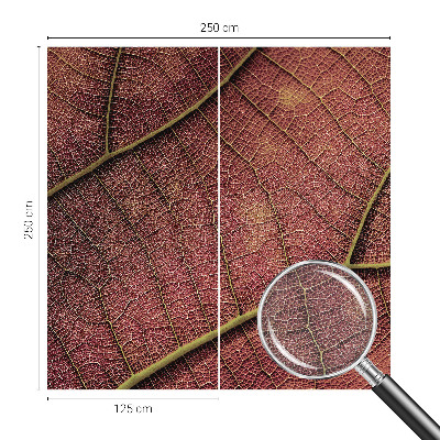 Tapet væg Bladrig tekstur