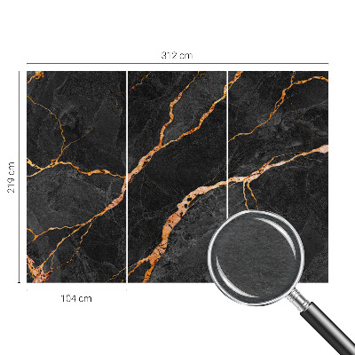 Fototapet stue Marmorårer