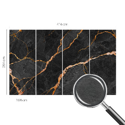 Fototapet stue Marmorårer