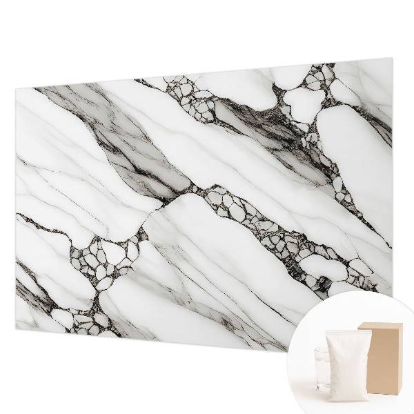 Fotovæg soveværelse Stenmønster