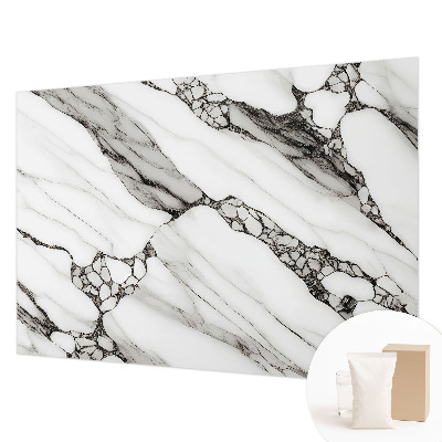 Fotovæg soveværelse Stenmønster