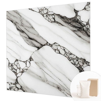 Fotovæg soveværelse Stenmønster