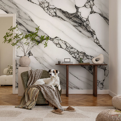 Fotovæg soveværelse Stenmønster