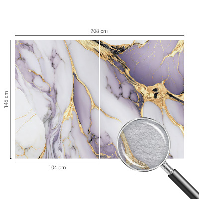 3D fototapet med abstrakt marmormotiv
