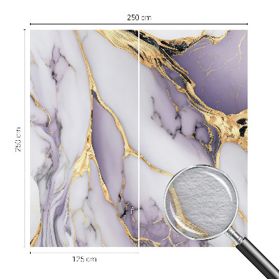3D fototapet med abstrakt marmormotiv