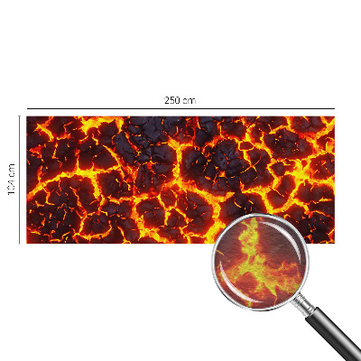 Væg tapet med mønster af stærk magma