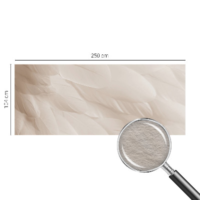 Fototapet stue Æteriske fjer