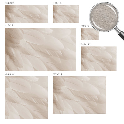 Fototapet stue Æteriske fjer