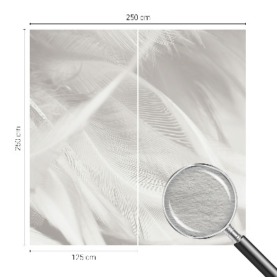 Fototapet soveværelse Subtile fjer