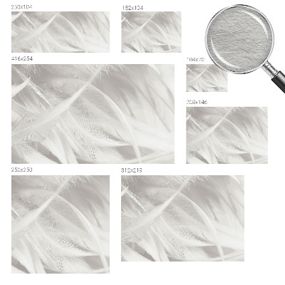 Fototapet soveværelse Subtile fjer