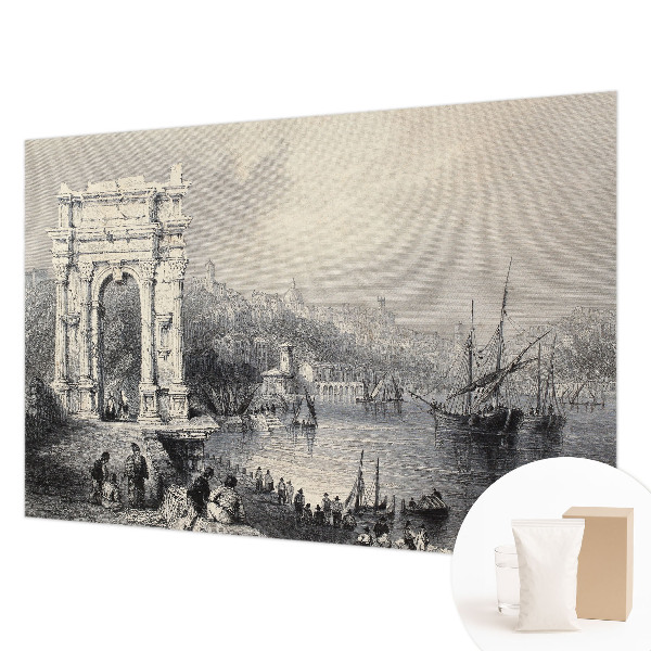 Høj kvalitet fototapet Havlandskab