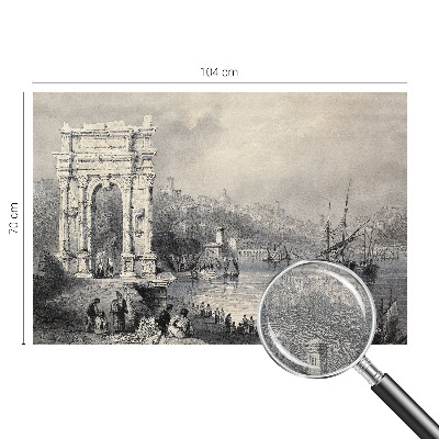 Høj kvalitet fototapet Havlandskab