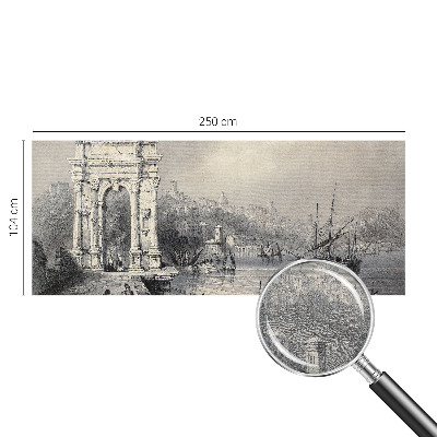 Høj kvalitet fototapet Havlandskab