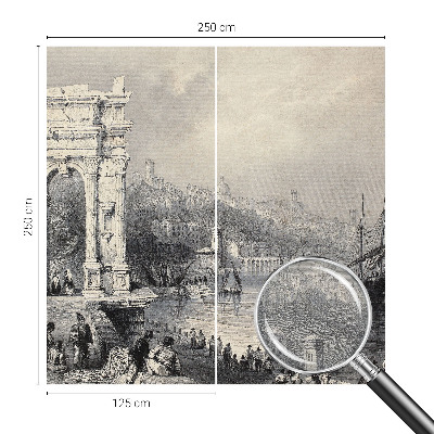 Høj kvalitet fototapet Havlandskab