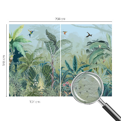 3D fototapet Tropisk natur