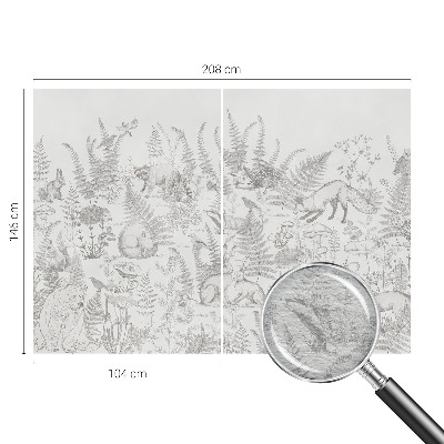 Fototapet på mål Skovdyr